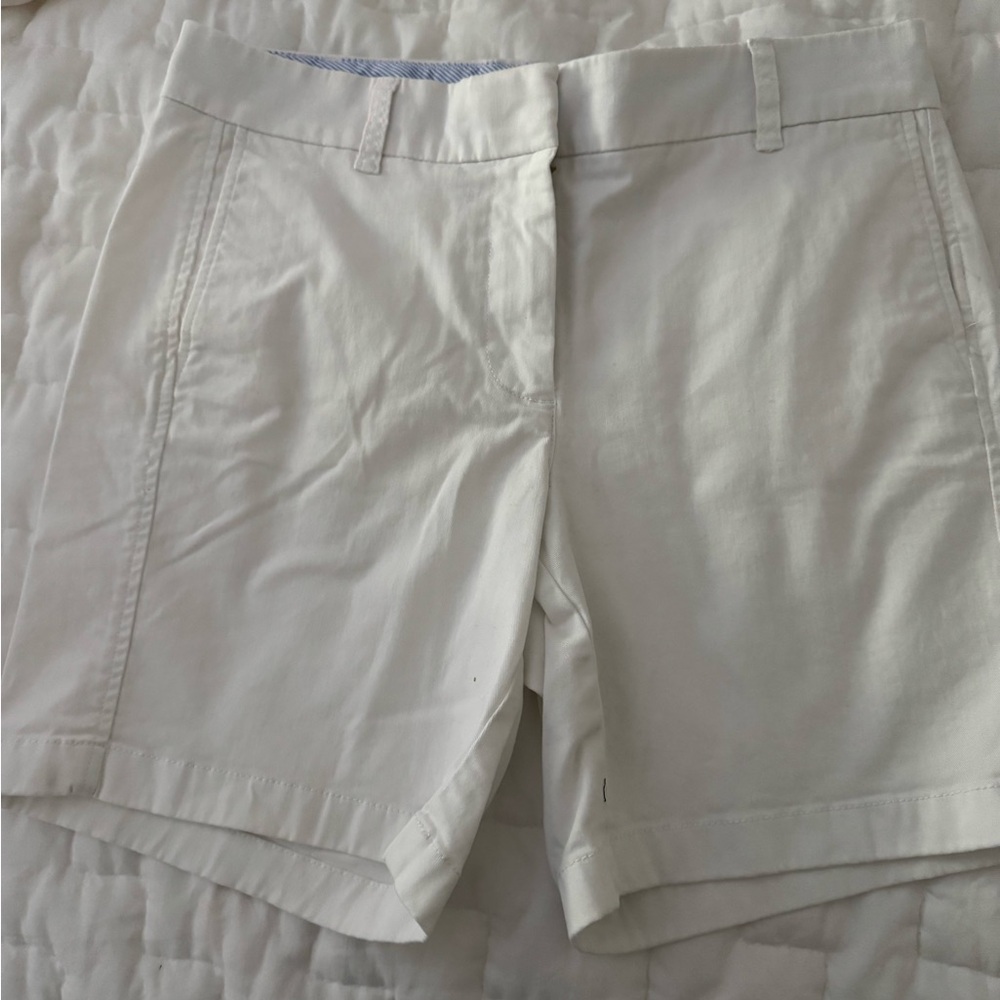 J. Crew White Bermuda Shorts Classic Cotton Style